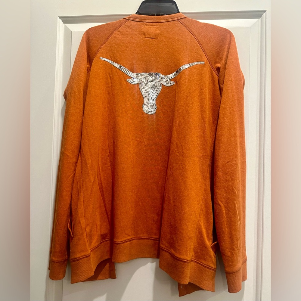 Victoria's Secret PINK Texas Longhorns Sequin Cardigan